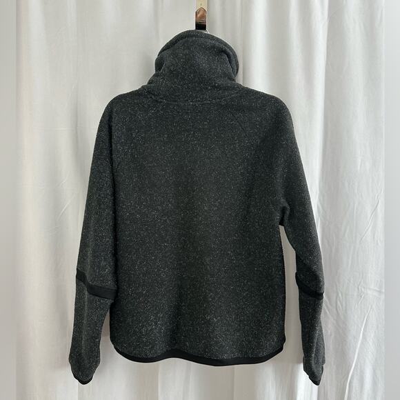 Nike Women's Black Therma Fleece Cowlneck Long Sleeve Training Top Size Medium - Picture 7 of 8